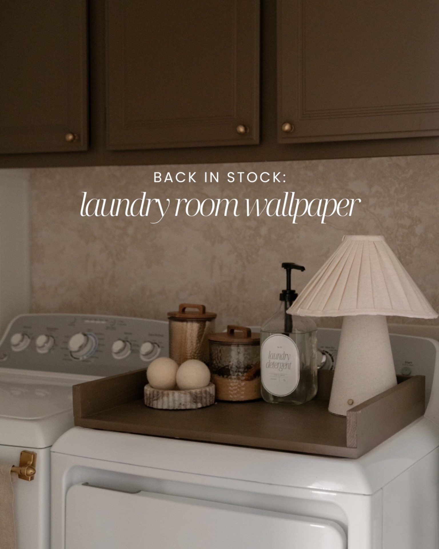 My neutral laundry room wallpaper is finally back in stock — and it’s the one that completely changed this space.

I shared it once and it sold out almost immediately, so I’ve been getting messages about it ever since. The soft vintage pattern adds just enough texture without overwhelming the room, and it made this little laundry corner feel so much more finished.

Even better… it’s under $9 per roll, which still surprises me every time I link it.

Comment WALLPAPER and I’ll send you the link.

#laundryroomdecor #laundryroomdesign #neutralhome #wallpaperdecor #homeinspo

neutral toile wallpaper laundry room wallpaper neutral wallpaper peel and stick wallpaper affordable wallpaper vintage style wallpaper home decor ideas laundry room makeover cozy neutral home wallpaper for small spaces budget home decor textured neutral walls toile pattern wallpaper laundry room styling home renovation ideas wallpaper inspiration interior styling

#LTKHome