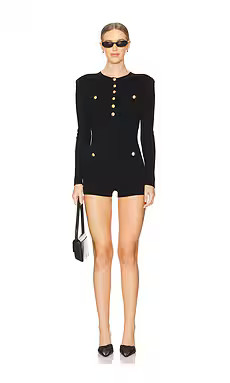 MAJORELLE Katya Romper in Black from Revolve.com | Revolve Clothing (Global)
