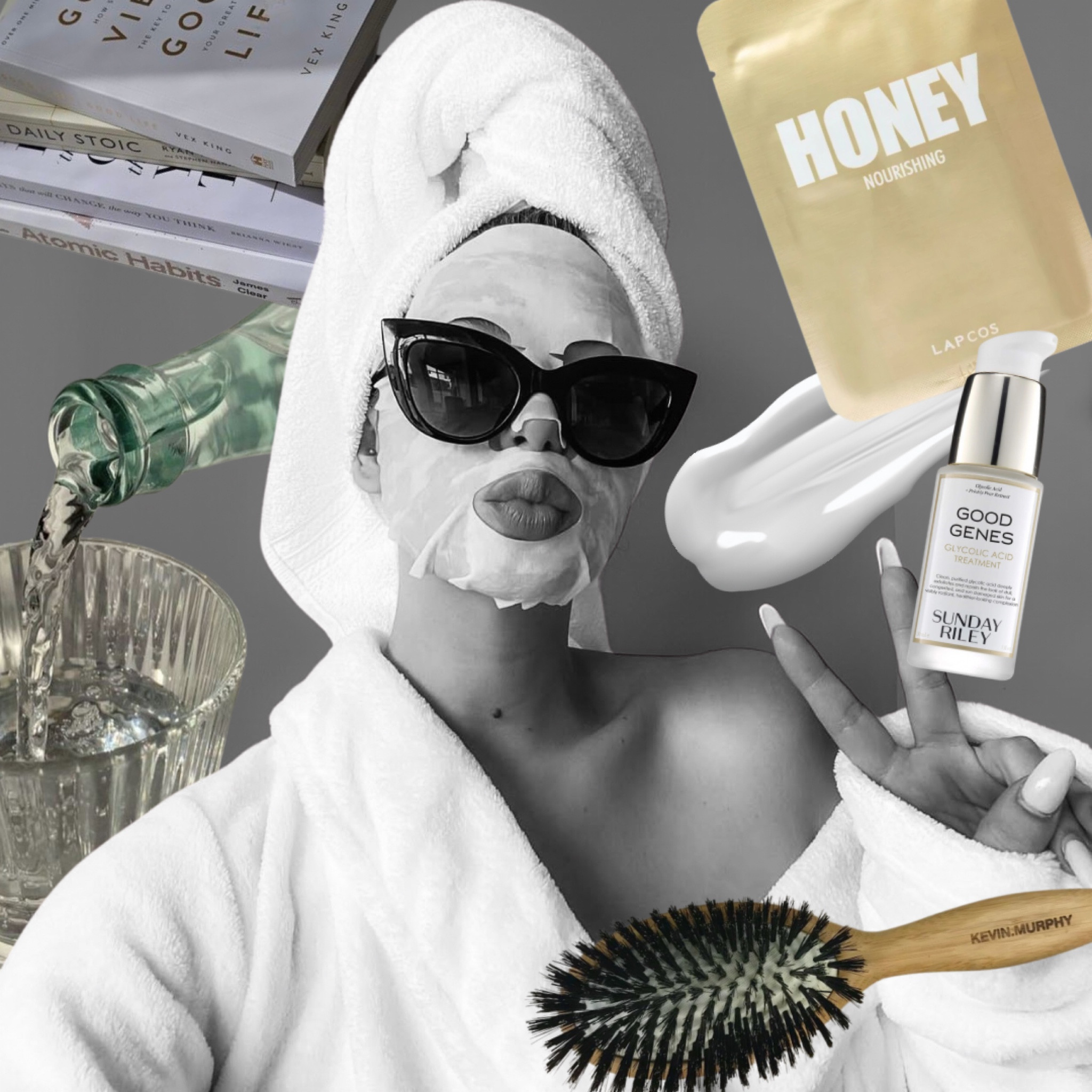 Sunday Self-Care Routine:
1️⃣ Throw on a face mask and chill (because glowing skin is the vibe).
2️⃣ Hydrate—inside and out (water first, maybe wine later 🍷).
3️⃣ Brush out the week with my fave tools and a fresh mindset.

Sundays are for resetting ✨ What’s in your routine? 

#LTKBeauty