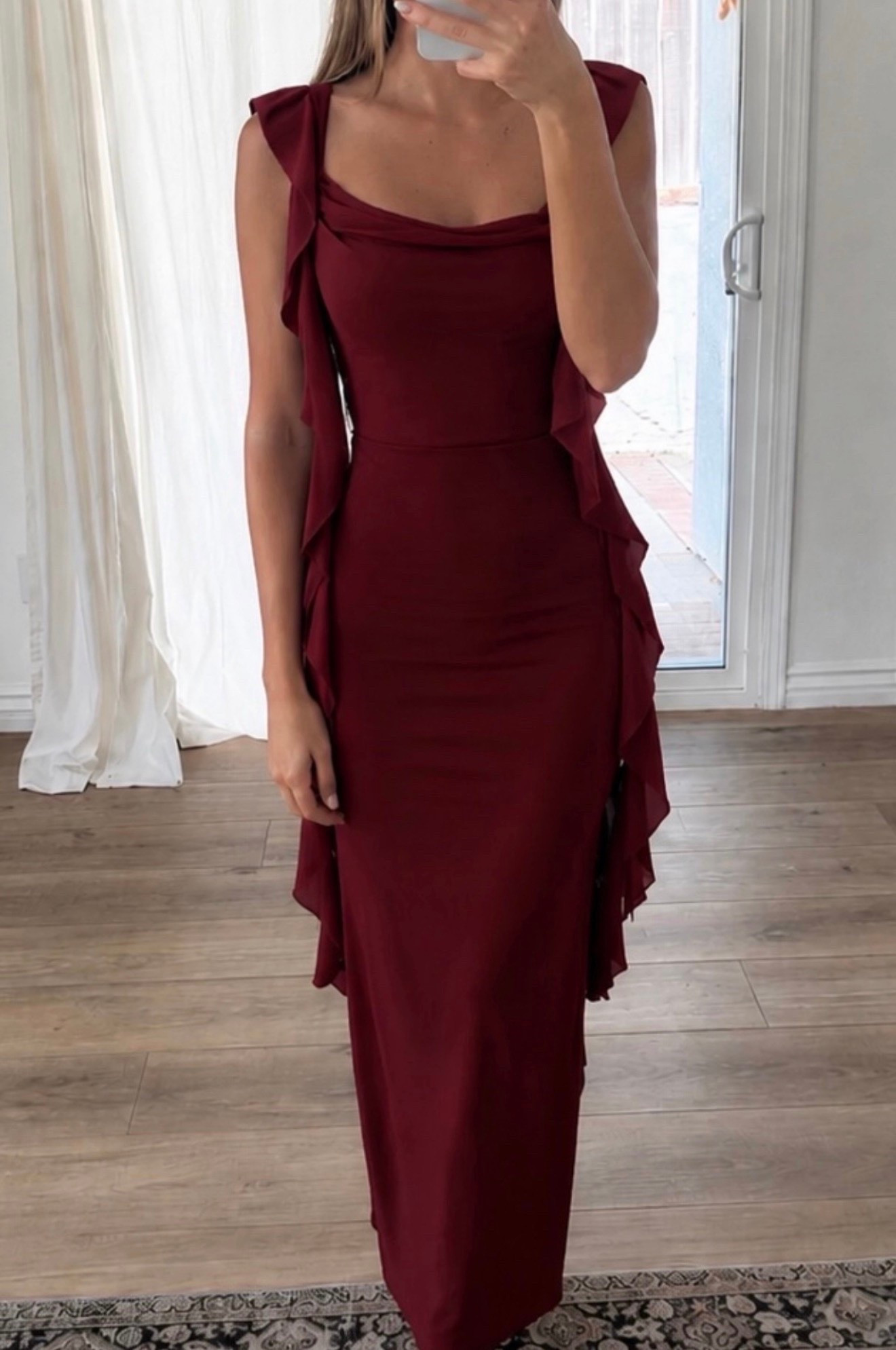 Amazon Summer Wedding Guest Dress Sleeveless Ruffle Formal Cocktail Party Maxi Bodycon Dress
TTS-Small
Color-Wine Red 





Wedding guest dress
Formal dress 
Black tie dress
Bridesmaids dress
Vacation dress
Date night dress
Event dress
Party dress 
Little black dress
Bridal dress 
Engagement dress 
Photoshoot dress

#LTKWedding #LTKTravel #LTKootd