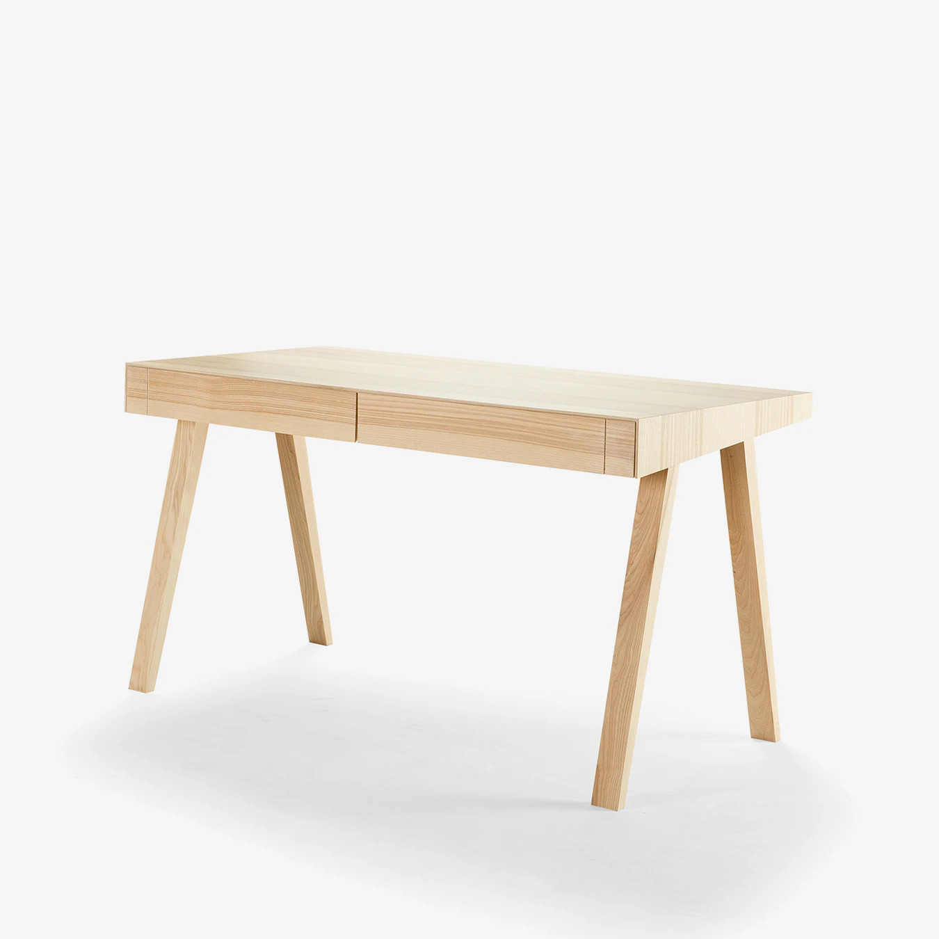 2 Drawer '4.9' Desk in Lithuanian Ash | Fy! (UK)