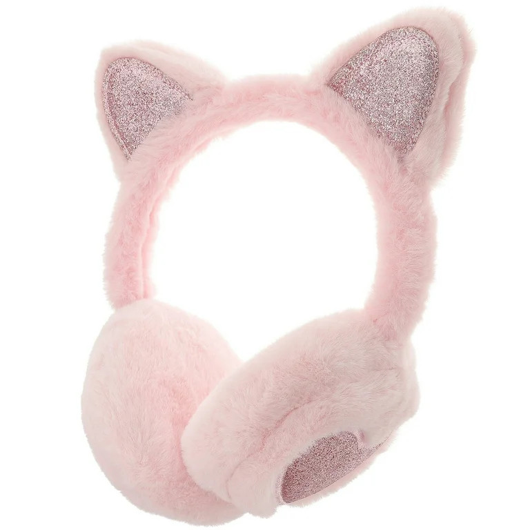 Kids Cat Ear Earmuff Plush Ear Muff Winter Warm Earmuff Ear Warming Cover - Walmart.com | Walmart (US)