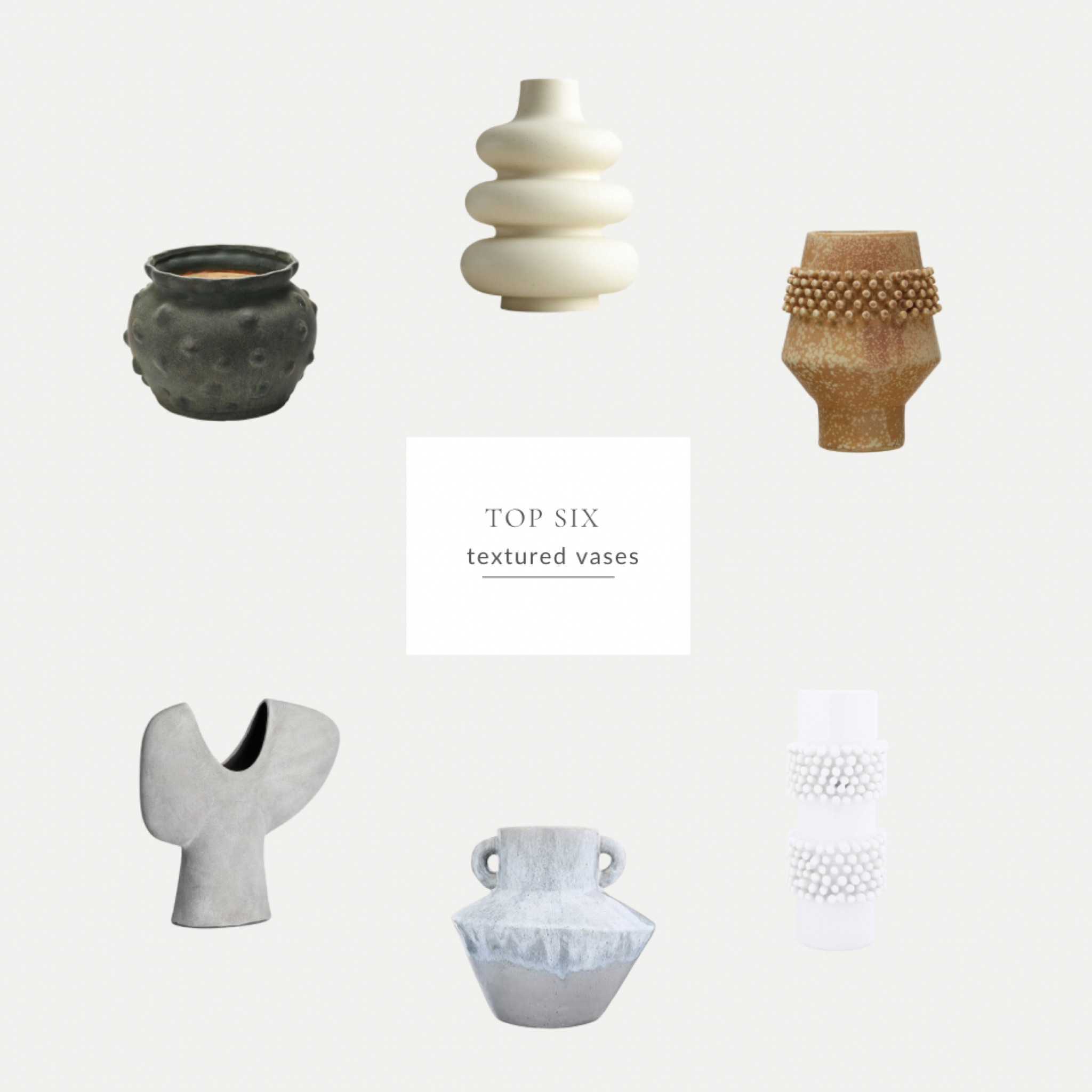 Gorgeous textured vases all from Amazon 

textured | vase | amazon | amazonhome 

#LTKFind #LTKhome #LTKunder100