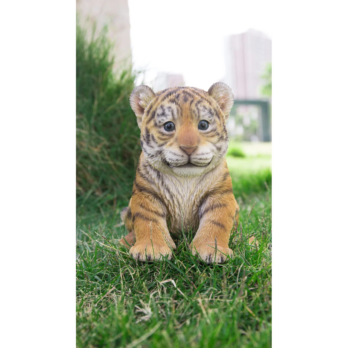 Sitting Tiger Cub Statue | Wayfair North America