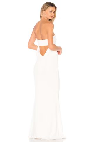 Katie May Mary Kate Gown in Ivory from Revolve.com | Revolve Clothing (Global)