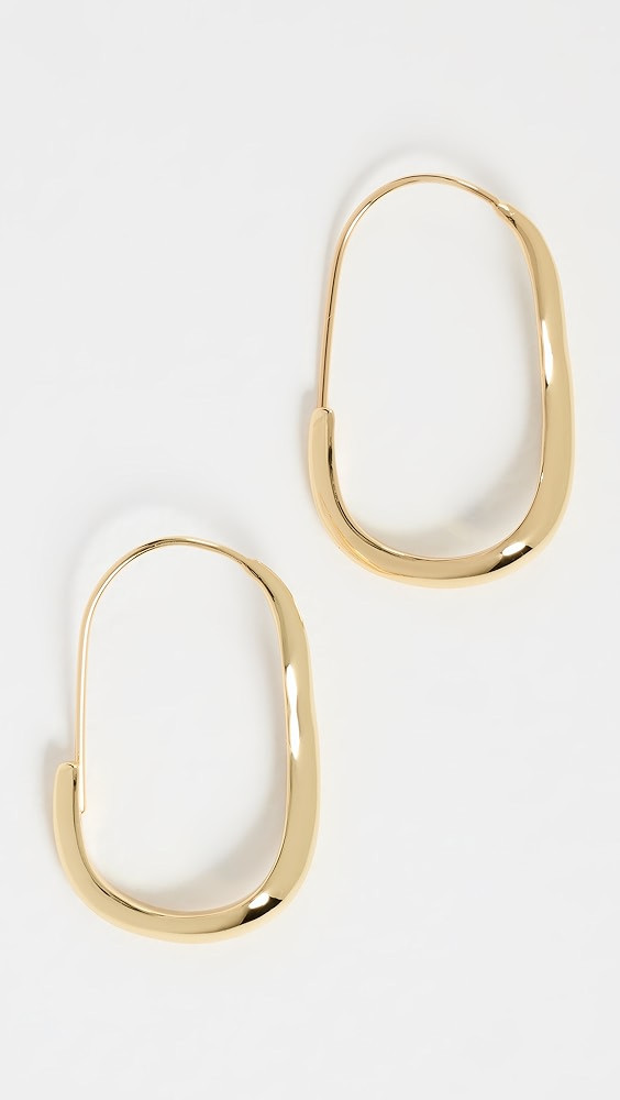 Mia Wave Hoop Earrings | Shopbop