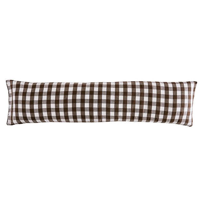Nessa Linen Buffalo Check Throw Pillow Cover with Hidden Zipper & Pillow Insert | Ballard Designs, Inc.