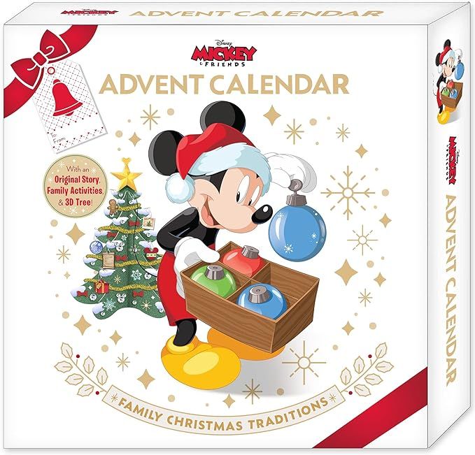 Disney Mickey & Friends Advent Calendar Box Set - with Storybook, Daily Family Activities, and 3D... | Amazon (US)