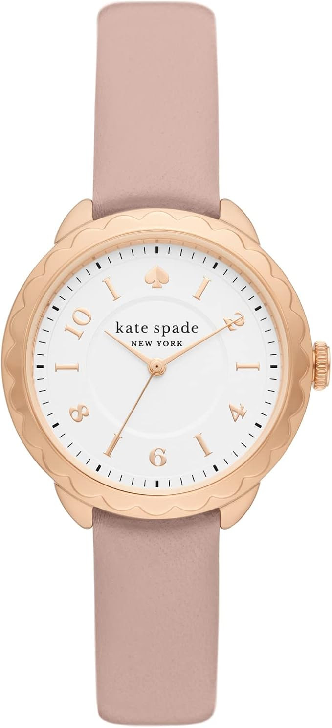 Kate Spade New York Women's Morningside Stainless Steel Scallop Topring Quartz Watch | Amazon (US)