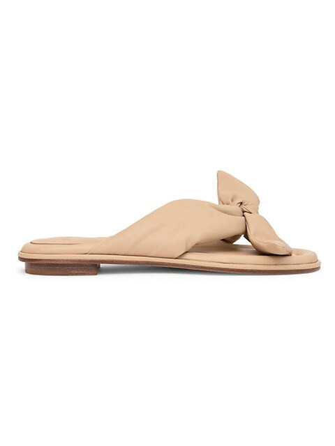 Soft Clartia Leather Flat Thong Sandals | Saks Fifth Avenue