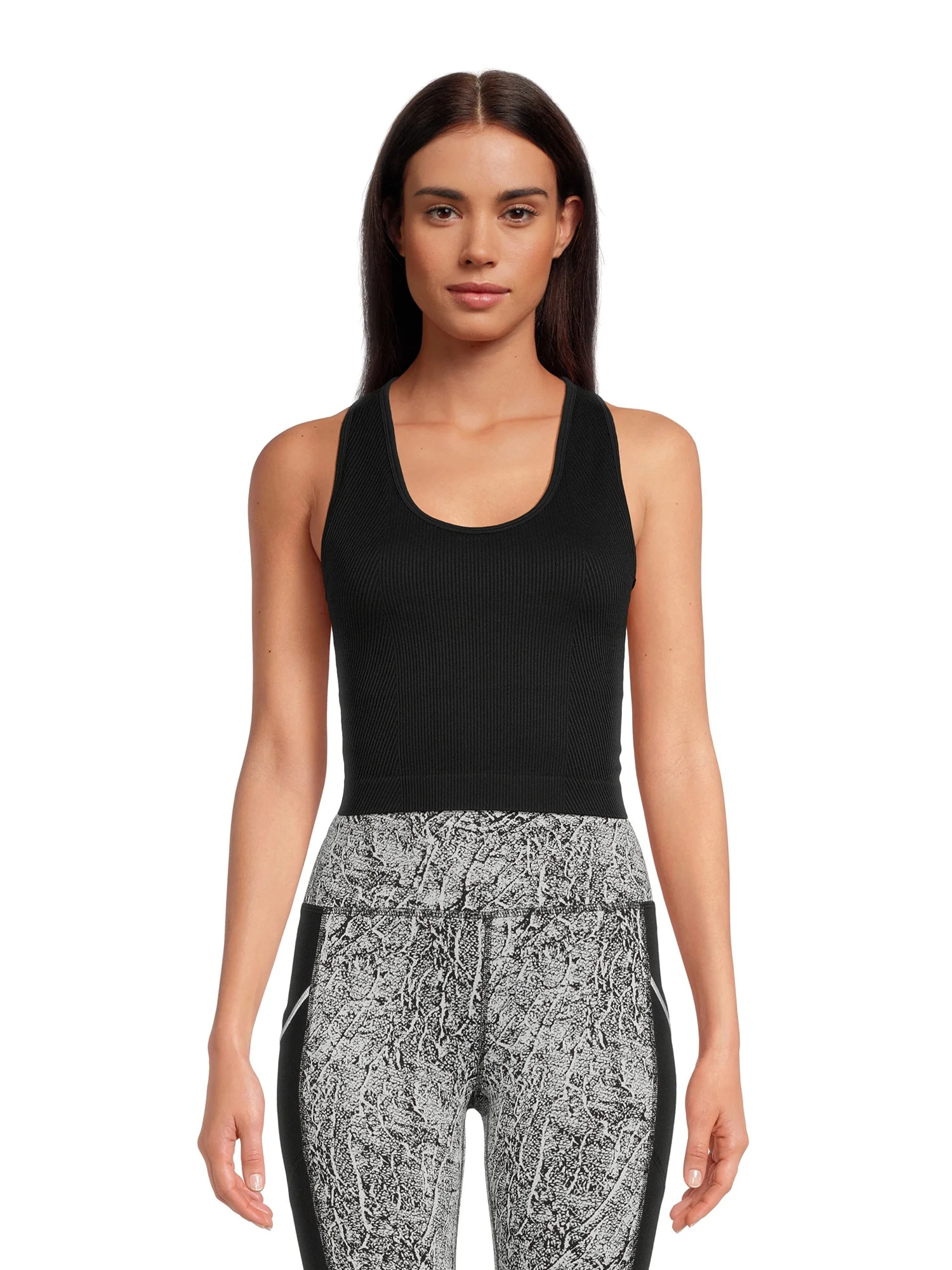 Avia Women’s Ribbed Performance Tennis Tank Top, Sizes XS-3X - Walmart.com | Walmart (US)