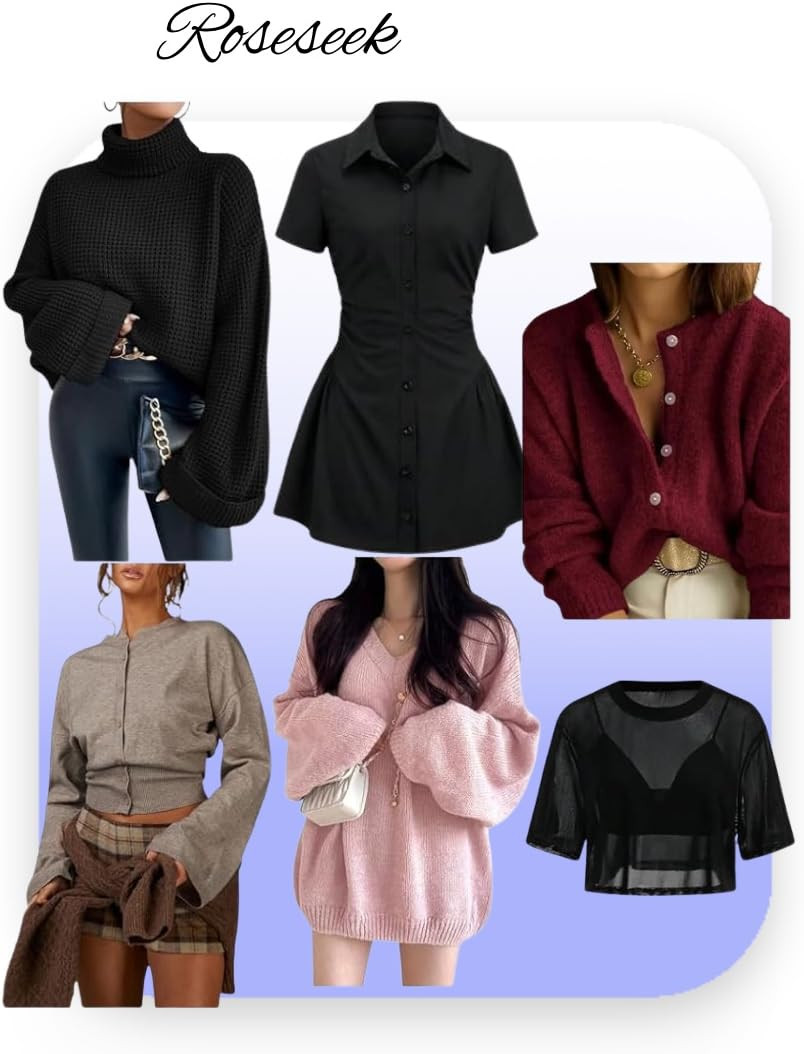 Discover the best street style and everyday essentials from RoseSeek on Amazon. From vintage-inspired graphic hoodies to trendy baggy sweatpants and jersey tops, these affordable finds are perfect for elevating your casual wardrobe. Tap to shop these top-rated Amazon RoseSeek favorites! #AmazonFashion #RoseSeek #StreetStyle 

 #LTKdayinmylife #LTKootd #LTKSaleAlert