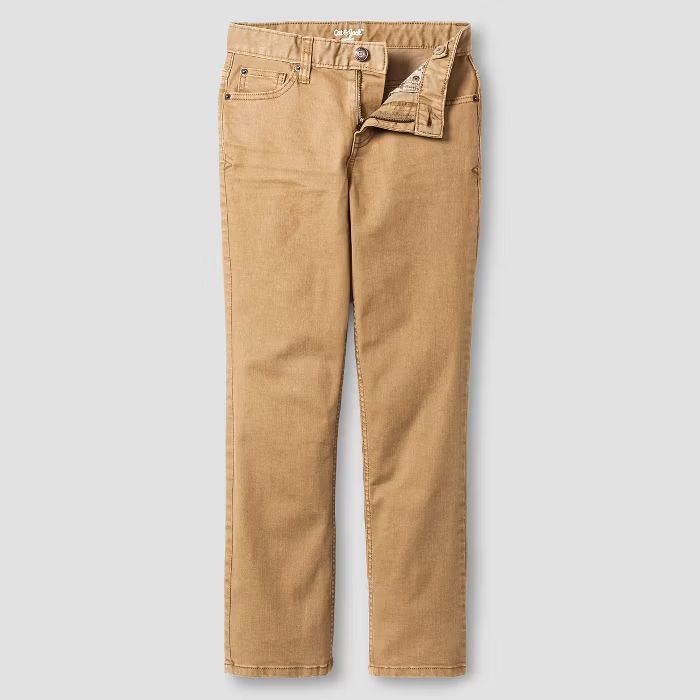 Boys' Straight Fit Jeans - Cat & Jack™ Khaki Wash | Target