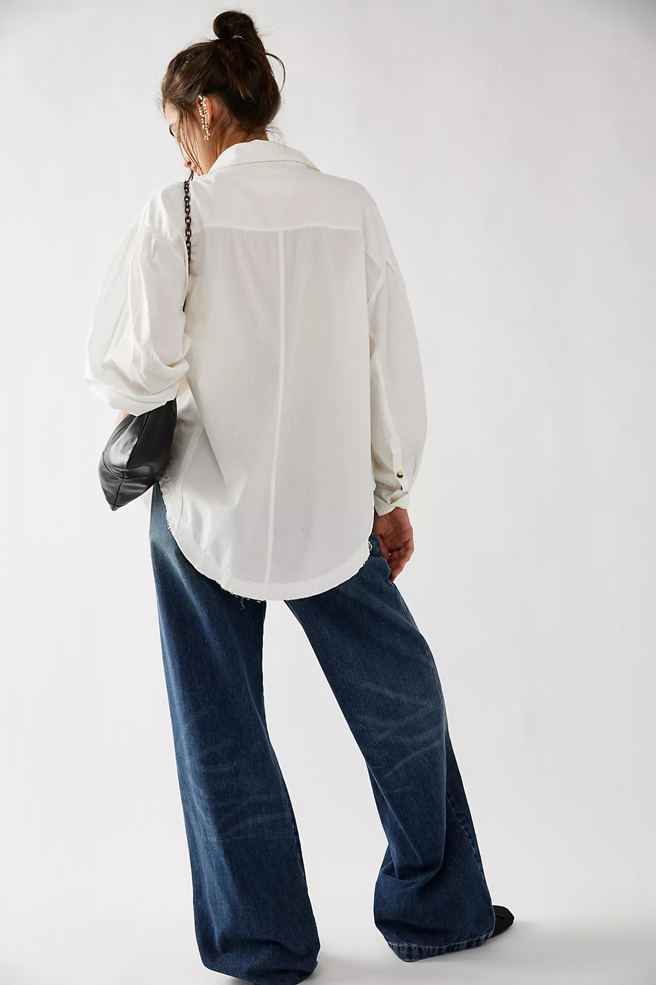 Happy Hour Solid Poplin Top | Free People (Global - UK&FR Excluded)