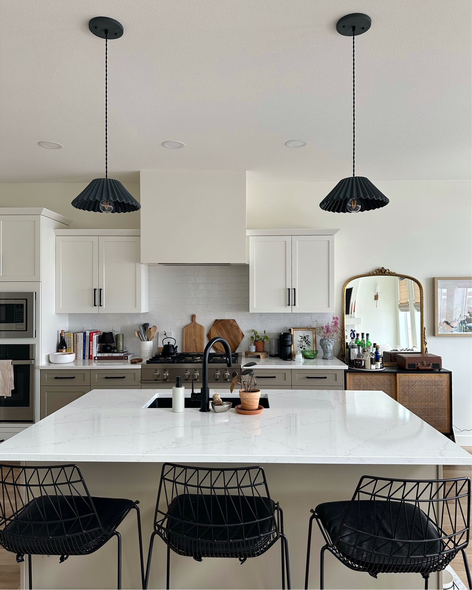 New pendant lights for the kitchen island! 

#LTKhome