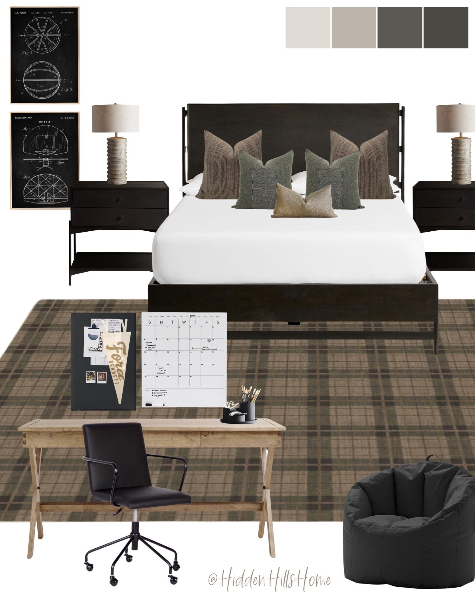Boys bedroom decor mood board! Teen boys room decor ideas, boys bedroom design, masculine bedroom decor inspiration #boysroom

#LTKHome #LTKSaleAlert #LTKKids