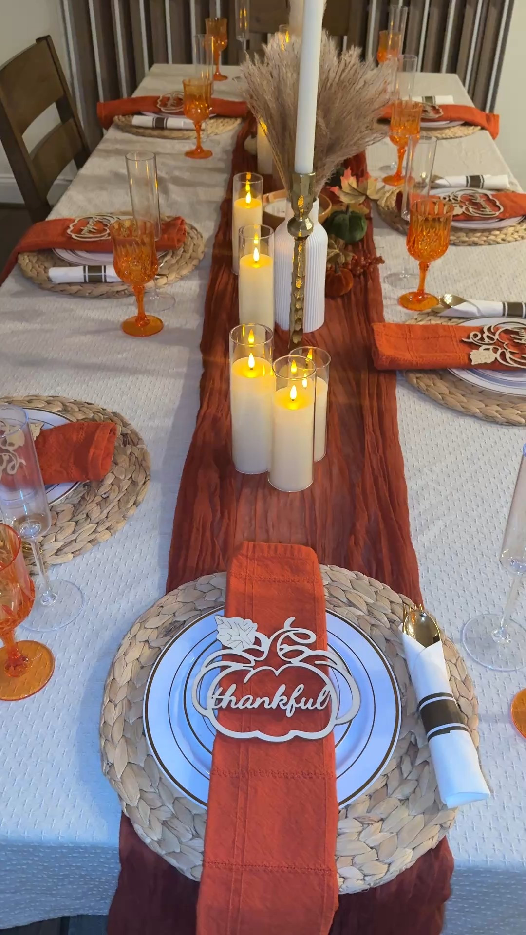 Setting table decorations for thanksgiving or fall 🧡🍂🍁


#LTKSeasonal #LTKHoliday #LTKHome
