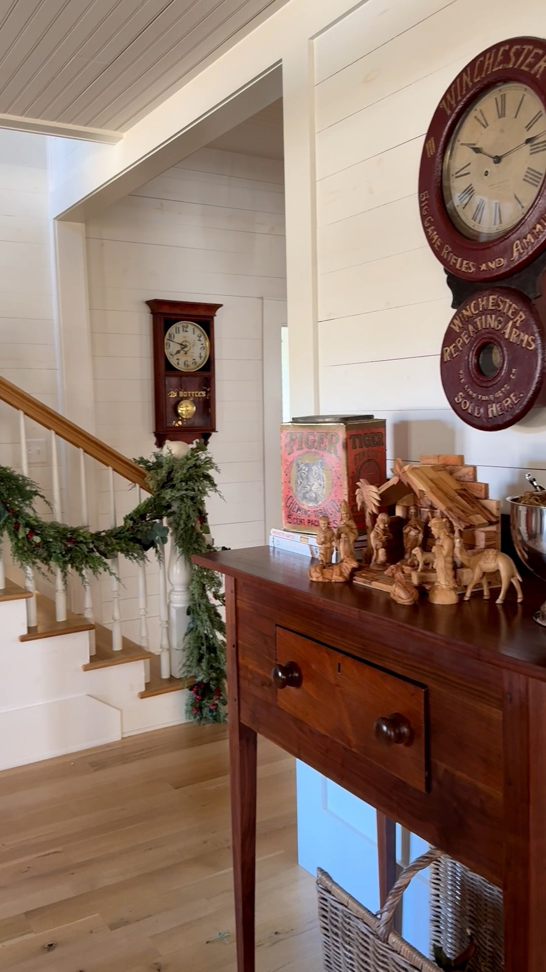 Loving how our dining room is coming together this season 😍 #antiques #farmhouse #christmasdecor #amaryllis

#LTKHome #LTKstorytime #LTKHoliday