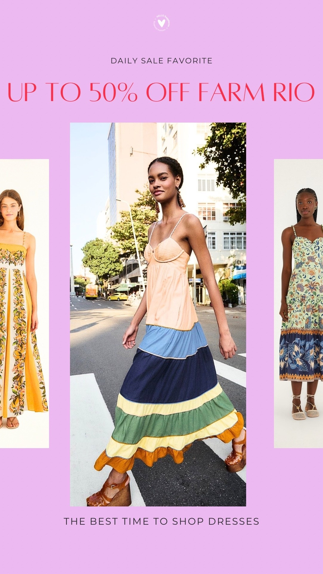 The colorful dresses of your dreams are on sale 🌸 FARM Rio is up to 50% off, making it the perfect time to grab that statement piece you've been eyeing.

#LTKSeasonal #LTKootd #LTKSaleAlert