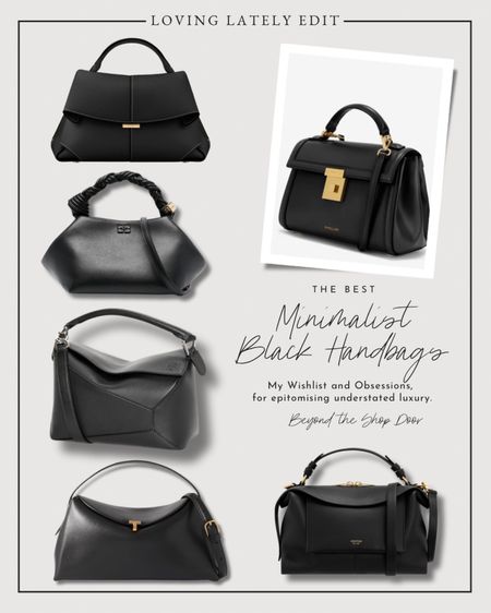 The Best Minimalist Black Handbags

My Wishlist and Current Obsessions, 
epitomising understated luxury.

DeMellier, TOTEME, Oroton, Loewe, Ganni, Polène Mokki

#LTKitbag #LTKstyletip #LTKover40