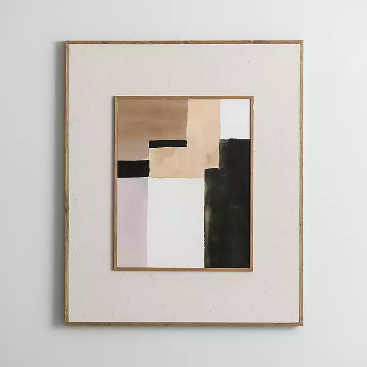 Abstract Lines I Linen Framed Art Print | Kirkland's Home