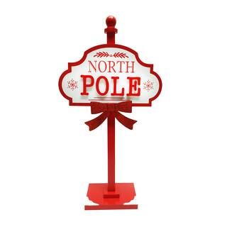 24.5" North Pole Tabletop Sign by Ashland® | Michaels Stores