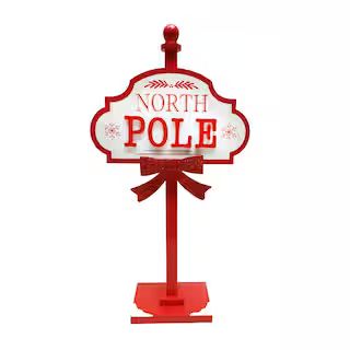 24.5" North Pole Tabletop Sign by Ashland® | Michaels Stores