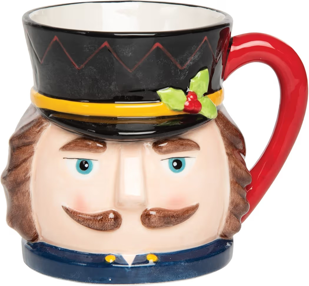 C&F Home 30 oz. Christmas Soldier Nutcracker Dolomite Large Coffee Tea Hot Cocoa Mug XMAS Festive... | Amazon (US)