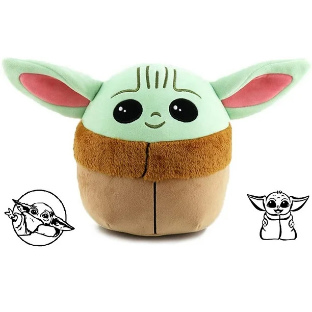 Baby Yoda squishmallow alike, The Mandalorian Series, Child Yoda Plush, Baby Yoda dolls, 9 inches... | Walmart (US)