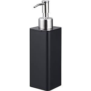 Yamazaki Home Liquid Refillable Hand Soap Dispenser with Pump | Bathroom, Kitchen, One Size, Black | Amazon (US)