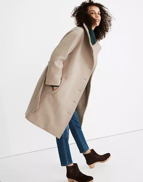 Copenhagen Belted Coat in Insuluxe Fabric | Madewell