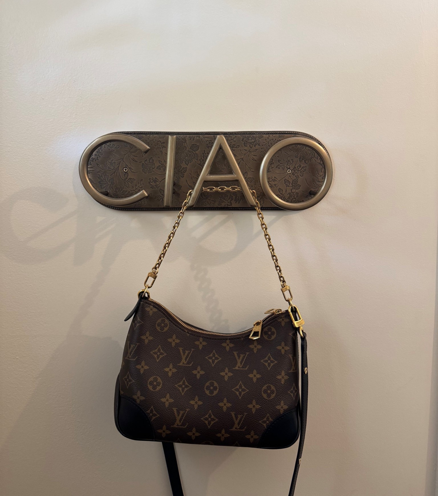 Ciao brass hook rack!

#LTKHome