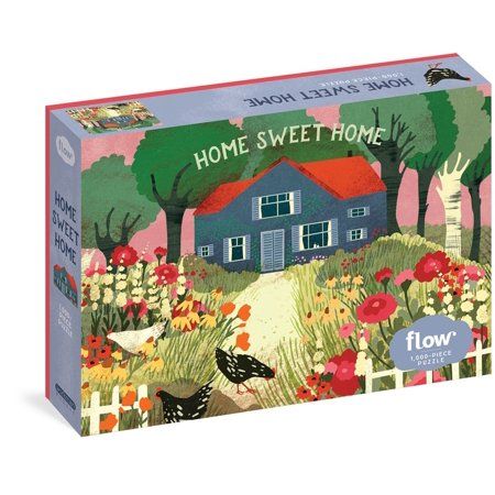 Flow: Home Sweet Home 1,000-Piece Puzzle : (Flow) for Adults Families Picture Quote Mindfulness Game | Walmart (US)
