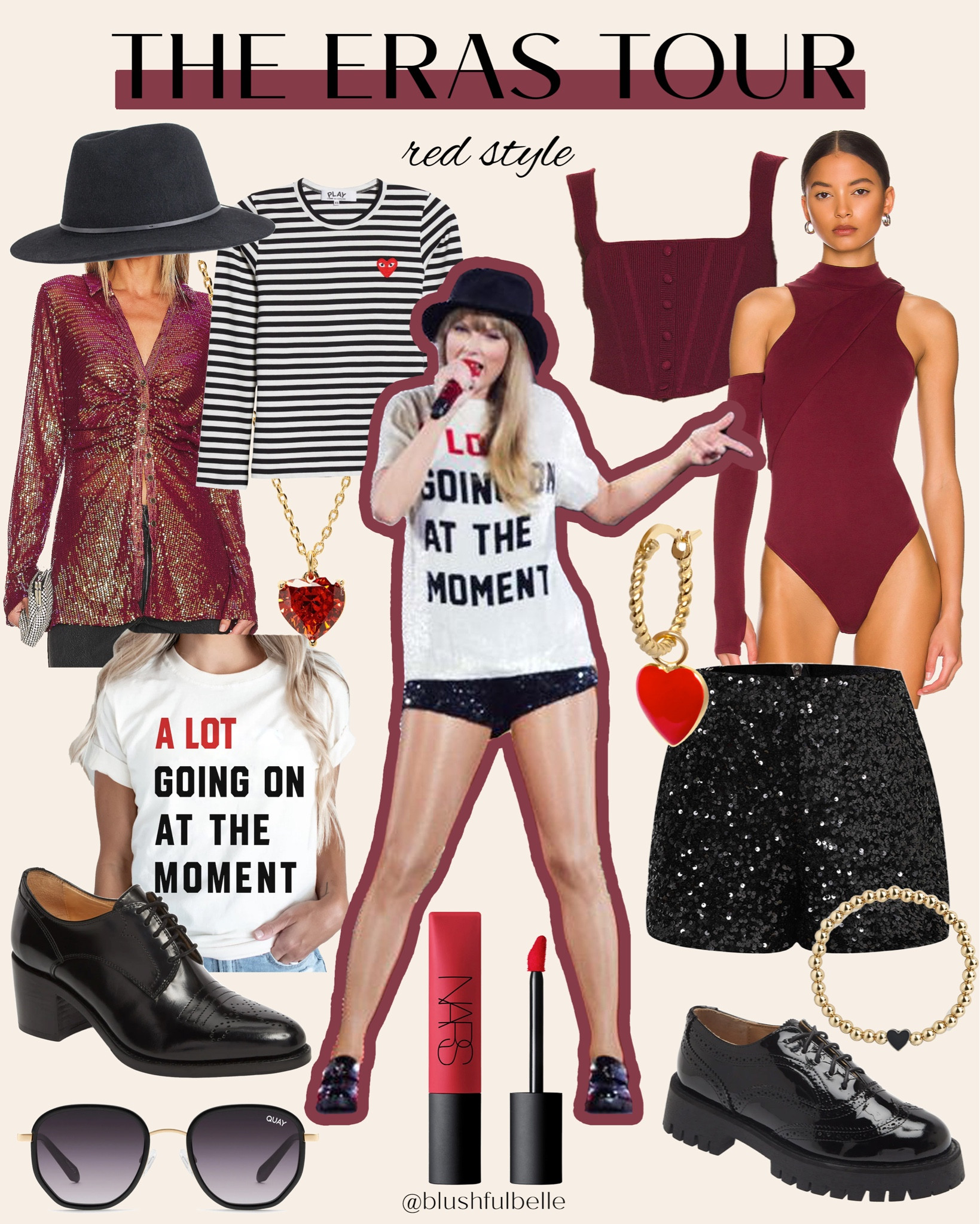 The Eras Tour outfit inspiration for the Red era ❤️💋 Taylor Swift concert outfits, concert outfits, Taylor Swift tour, night out 

#LTKstyletip #LTKFind