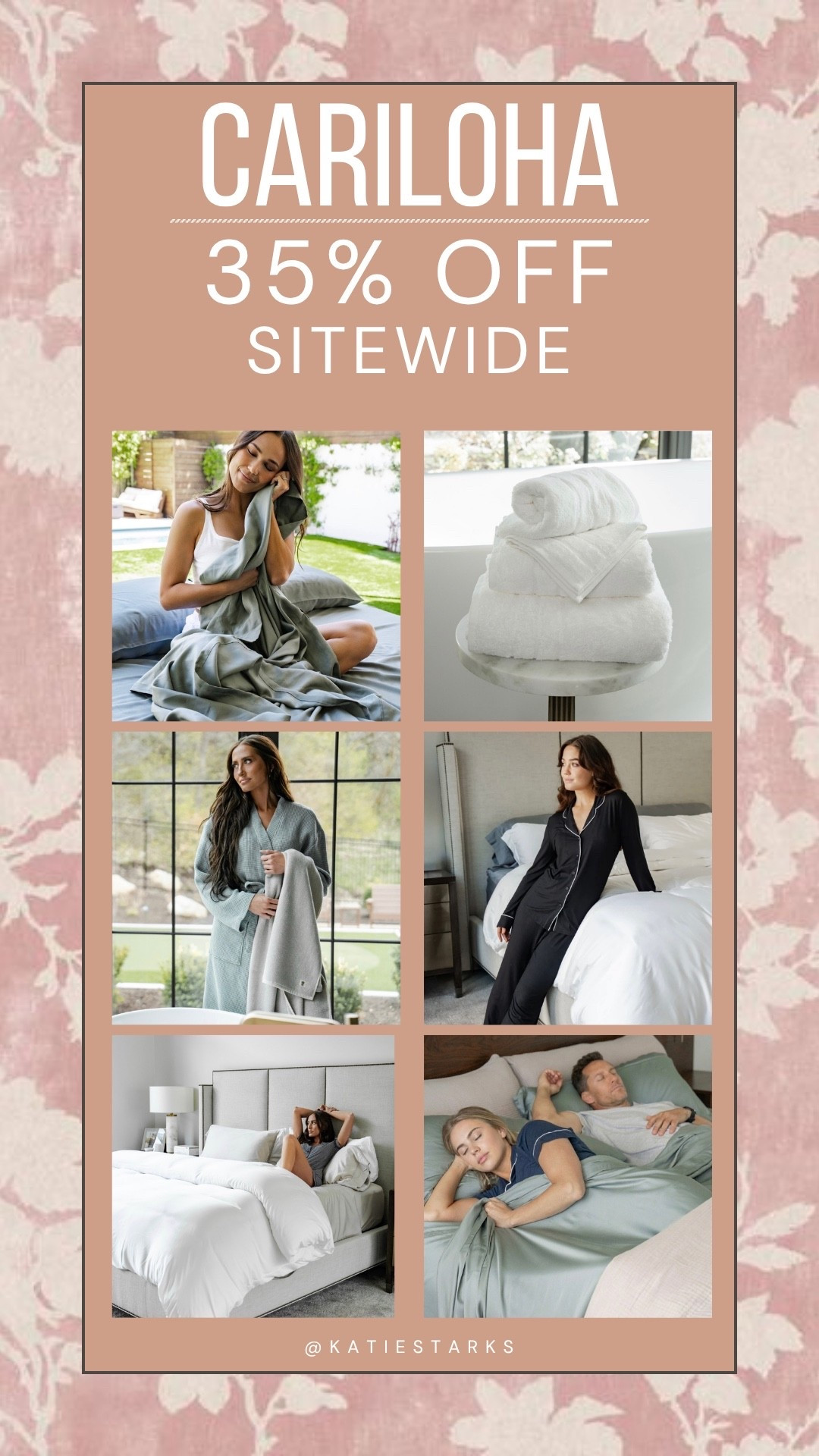 The best sheets, bedding, robes and pajamas you’ll ever own are on sale for Labor Day! Use code LtK35 at @Cariloha #ad

#LTKHome #LTKOver40 #LTKSaleAlert
