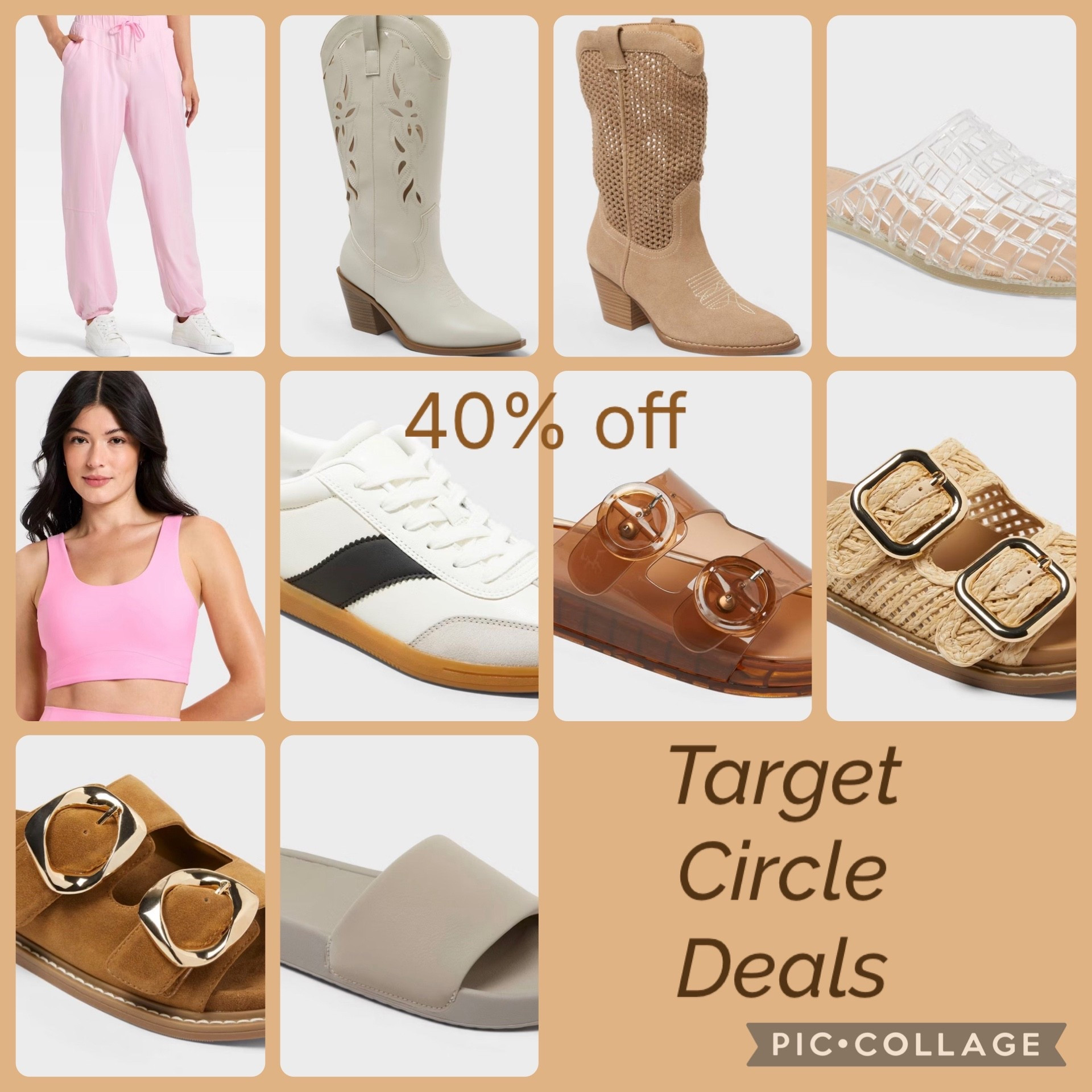 Target Circle! 40% off ALL SHOES & Active Wear! 

Shop now! 

#LTKmomlife #LTKActive #LTKfitnessgoals