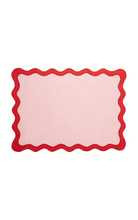 Scalloped Linen Placemat and Napkin Set | Moda Operandi (Global)