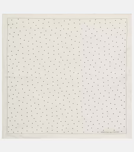 Polka-dot silk scarf | Mytheresa (UK)
