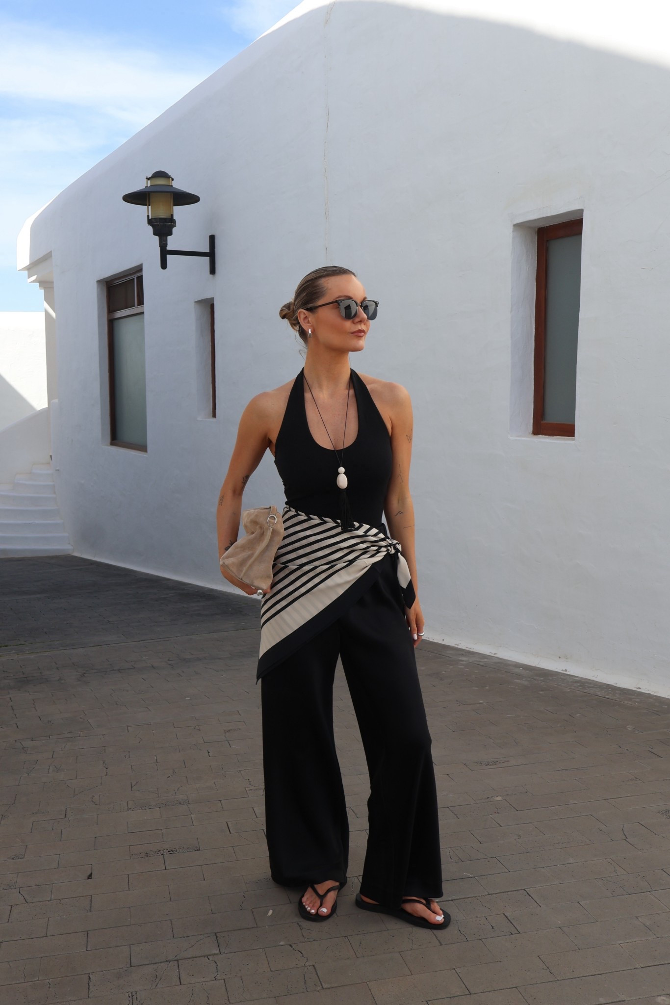 Happiest in holiday fits (swipe for a couple of cute locals) ☀️ 

.
.
.
spring style, summer style, holiday outfits, monochrome outfits 