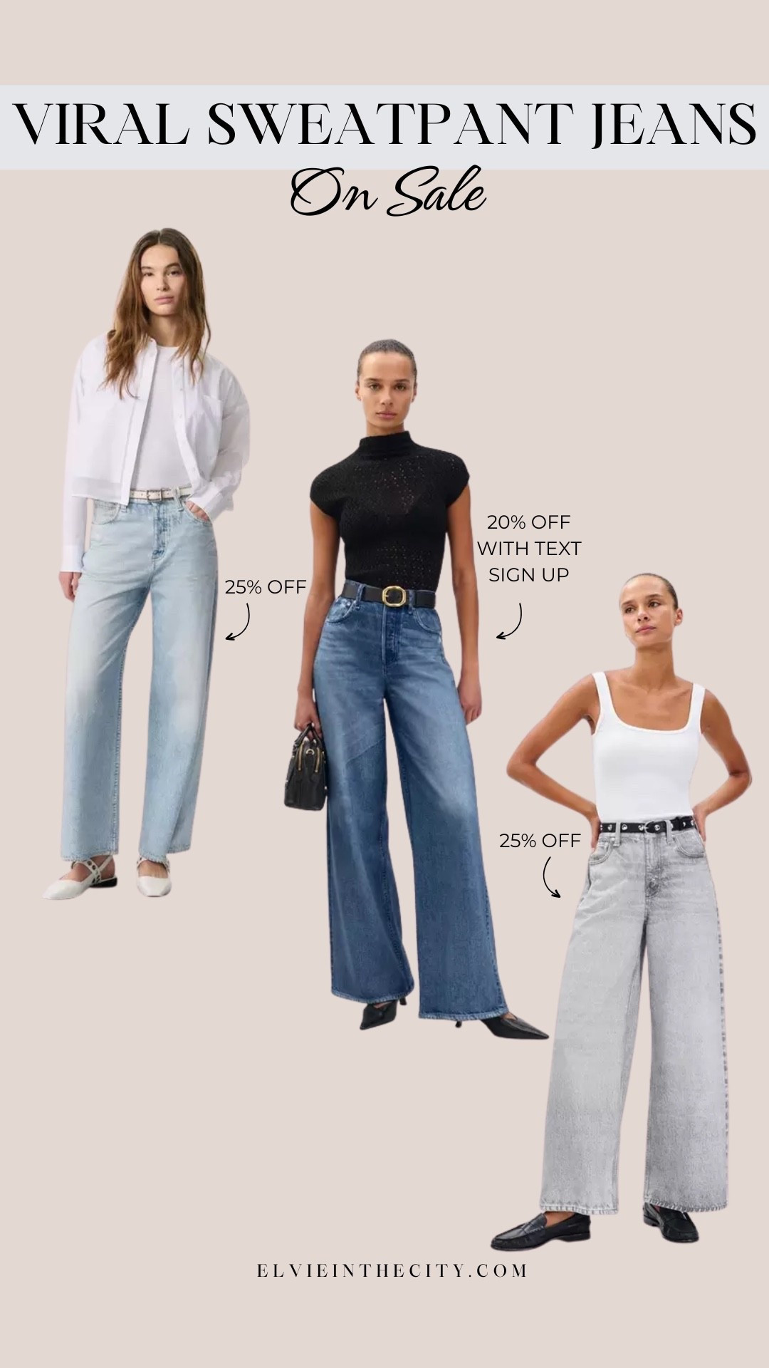 Save up to 25% on these viral sweatpant jeans!

Fall outfit idea, ootd, travel outfit, viral jeans, fashion over 40, over 50 style

#LTKOver40 #LTKPetite #LTKSaleAlert