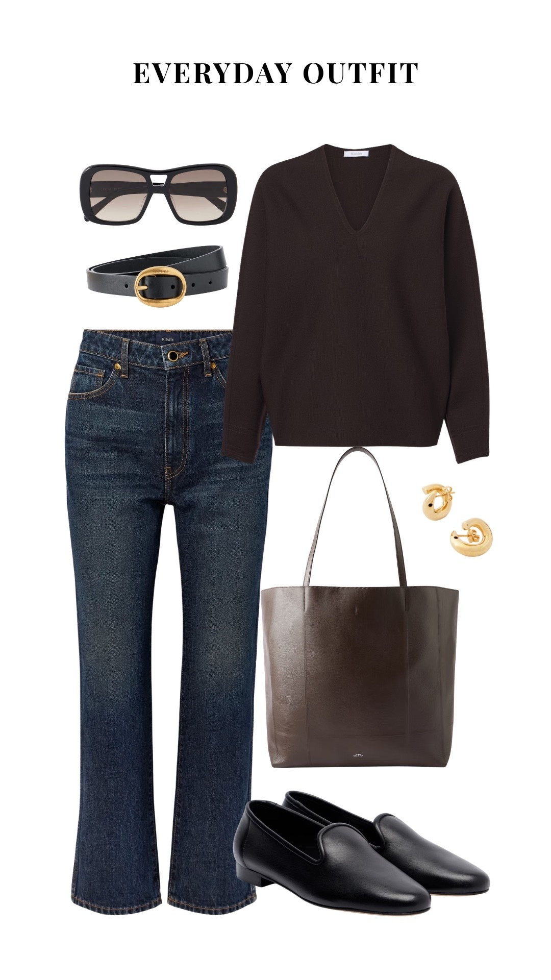 An elevated everyday look with luxe basics, classic denim, and timeless accessories.

everyday outfit, elevated everyday style, luxury everyday outfit, casual chic, casual luxury, classic denim outfit, designer denim, luxury knitwear

#LTKootd #LTKOver40 #LTKSeasonal