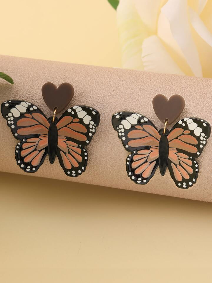 Butterfly Drop Earrings | SHEIN USA | SHEIN