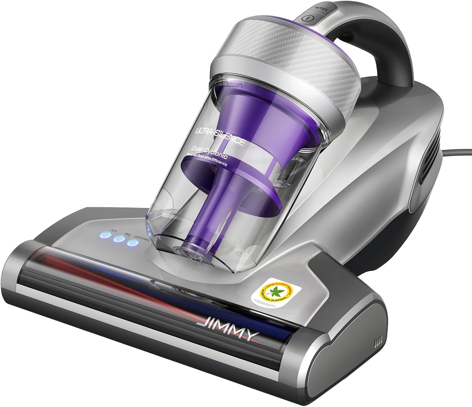 Jimmy Mattress Vacuum Cleaner, Anti-allergen Bed Vacuum Cleaner with UV-C Light & High Heating Tech, 14Kpa Suction 480W Powerful Handheld Vacuums for Dust & Pet Hair(JV35, Corded) | Amazon (US)