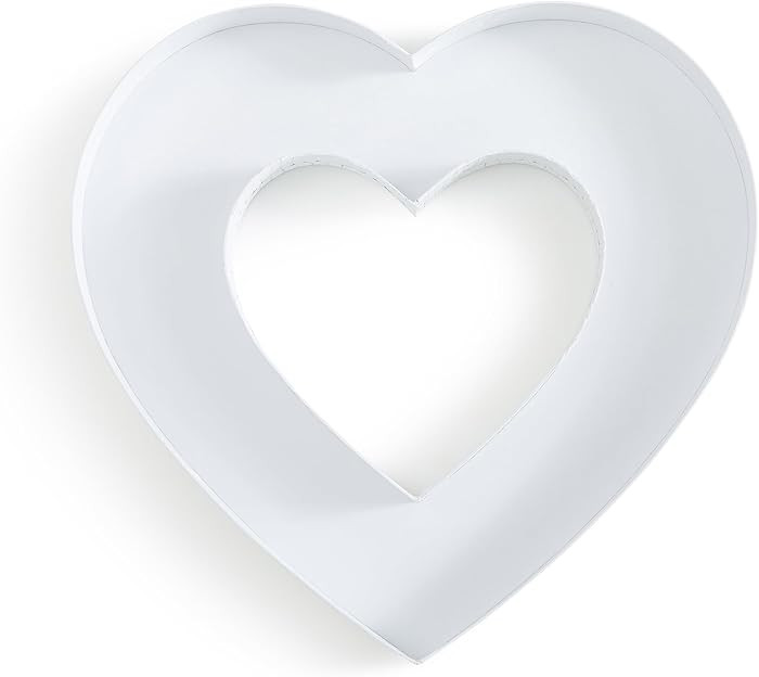 Soul & Lane Fillable Cardboard Heart-Shaped Box for Charcuterie and Candy, Paper Mache Decor Tray... | Amazon (US)