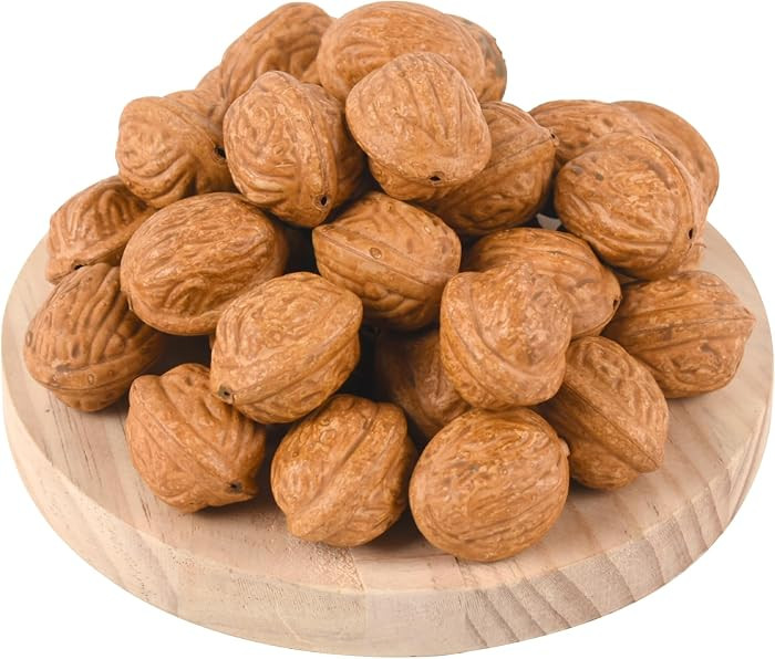 Artificial Walnut 40PCS, Simulation Walnut Model Fake Nuts Food for Home Kitchen Decoration Photo... | Amazon (US)