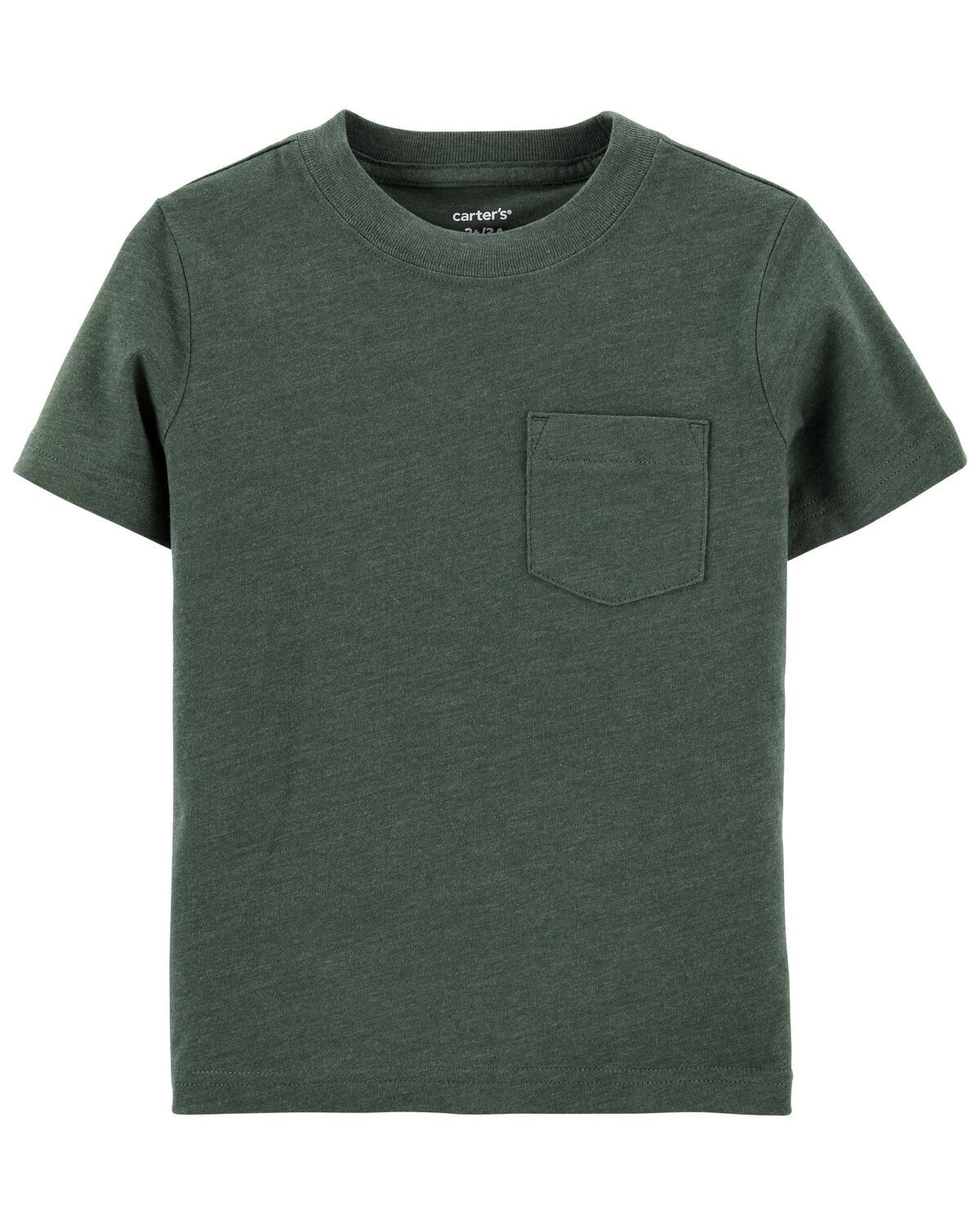 Green Toddler Pocket Jersey Tee | carters.com | Carter's
