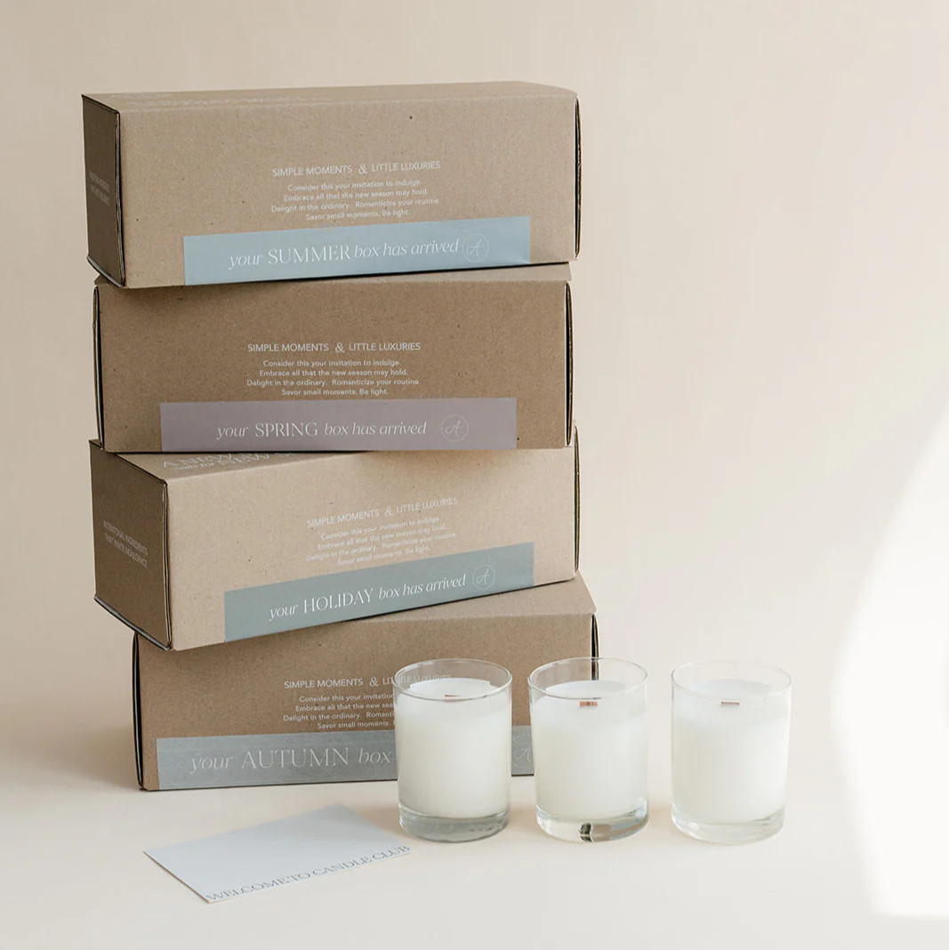 Luxury Woodwick Candle Subscription - Applewood Candle Co. | Applewood Candle Co.