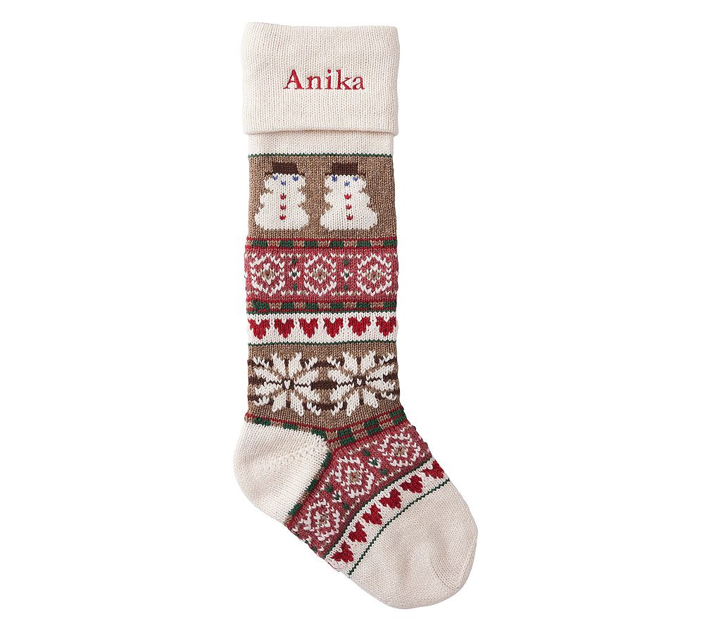 Classic Fair Isle Christmas Stocking Collection | Pottery Barn Kids