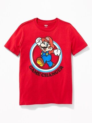 Gender-Neutral Super Mario&#x26;#153 &#x22;Game Changer&#x22; T-Shirt For Kids | Old Navy (US)