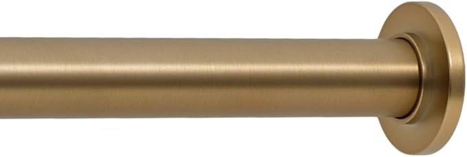 Ivilon Tension Curtain Rod - Spring Tension Rod for Windows or Shower, 54 to 90 Inch. Warm Gold | Amazon (US)
